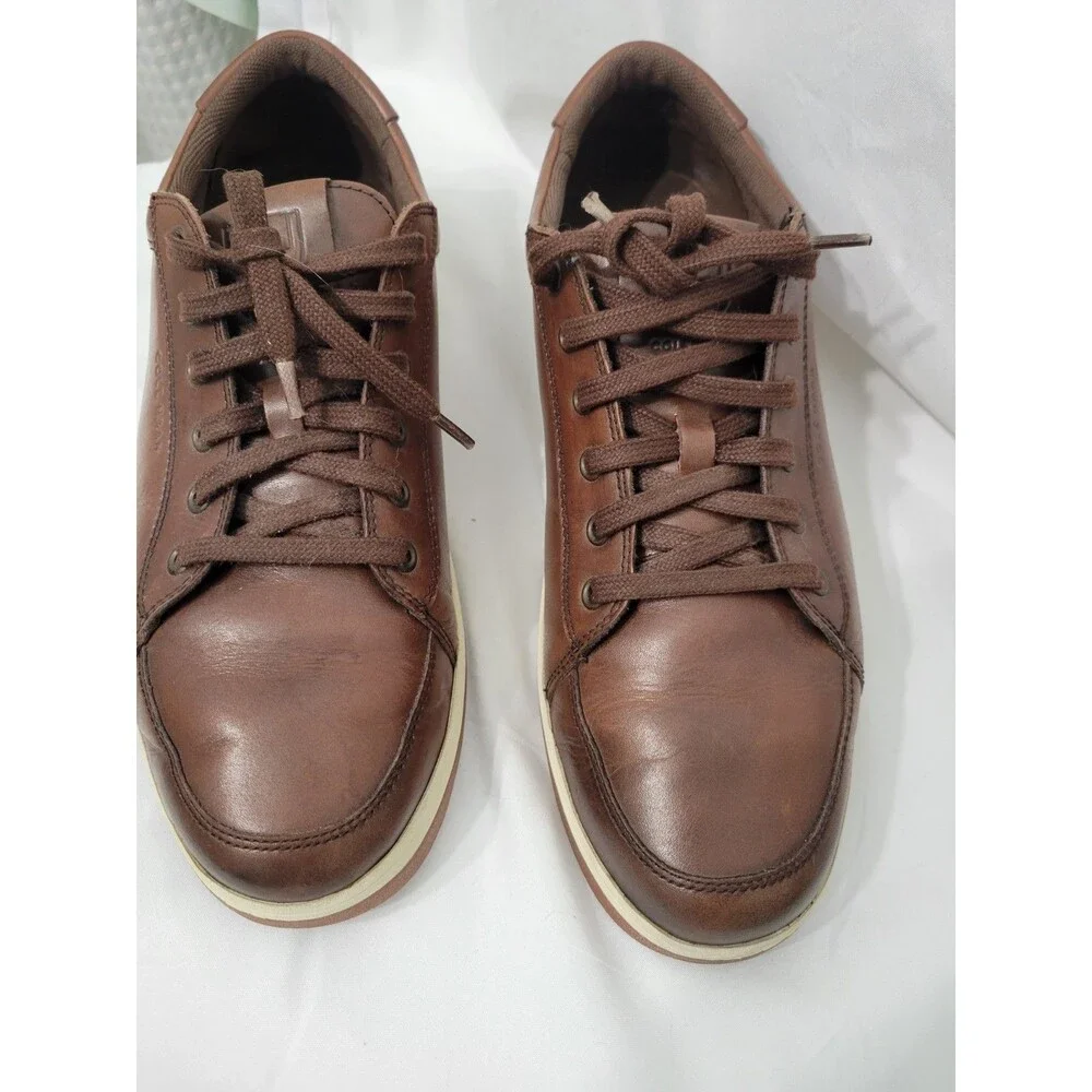 Cole Haan Men's Leather Vartan Sport Ox Sneakers  Size 11.5 M Brown